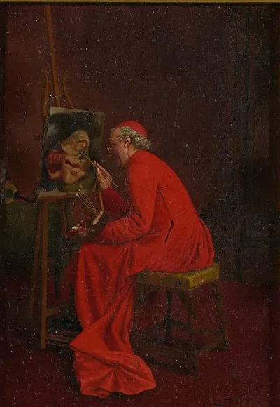 Painting A Madonna