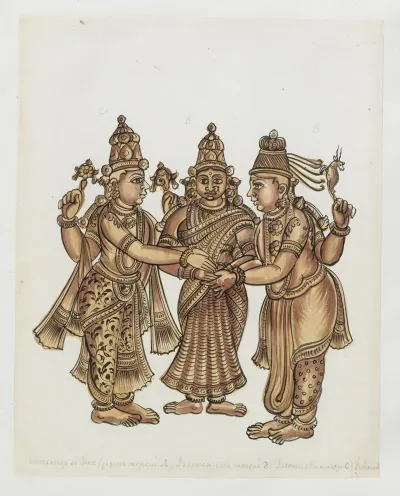 Paintings From The Chidambaram Shrine Pl 033