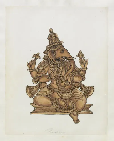 Paintings From The Chidambaram Shrine Pl 061