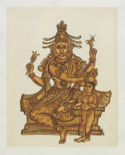 Paintings From The Chidambaram Shrine Pl 099