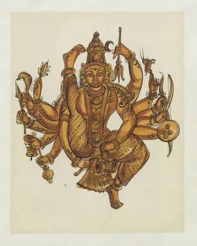 Paintings From The Chidambaram Shrine Pl 102