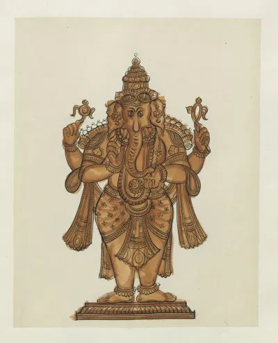 Paintings From The Chidambaram Shrine Pl 105