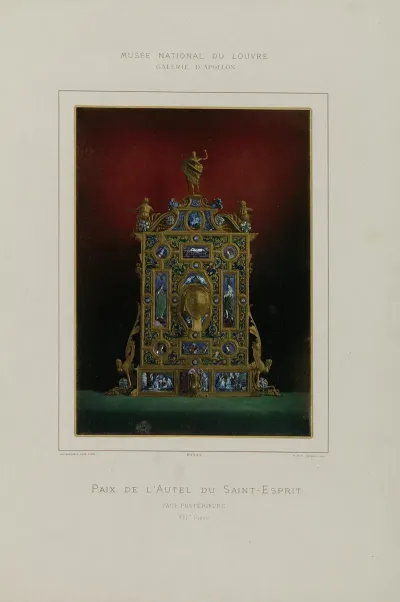 Paix De Lautel Du Saint Esprit Face Posterieure Xvie Siecle