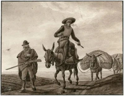 Pakezels Trekken Door Het Land