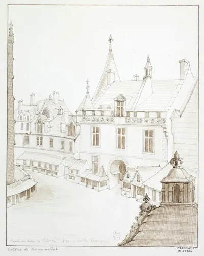 Palais De Justice Et Cour De La Sainte Chapelle
