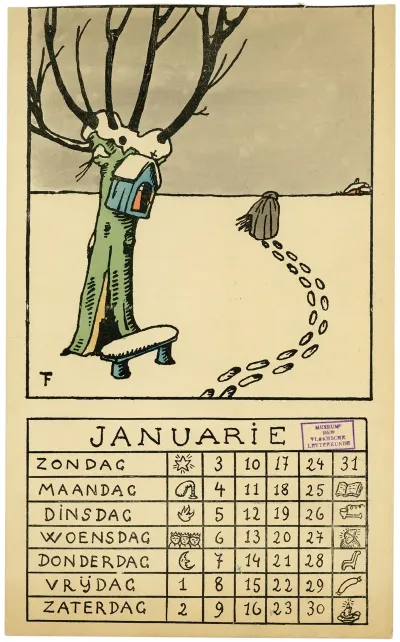 Pallieter Calendar For 1926 January