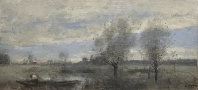 Palluel Boater In The Marshes