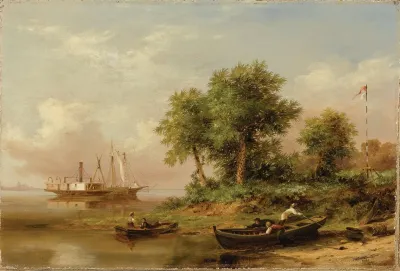 Palmettos At Port Royal