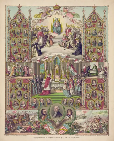 Pamiatka Obchodu Konstytucyi 3go Maja 1791 1891 W Amaryce Commemoration Of The Celebration Of The Constitution Of May 3 1791 1891 In America
