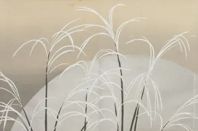 Pampas Grass In Moonlight Obana Ni Tsuki