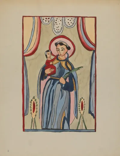 Panel From Altar Piece Of San Antonio 2