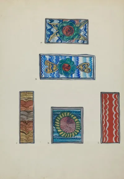 Panels From Tin Frames And Nichos