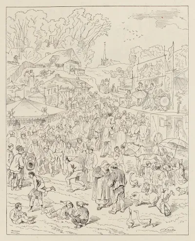 Panorama Drolatique La Fete Du Village