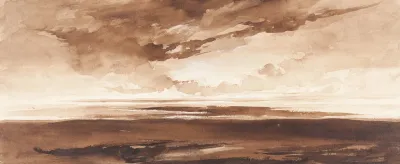 Panorama Of The Coast At Sunset