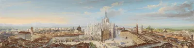 Panorama Von Mailand