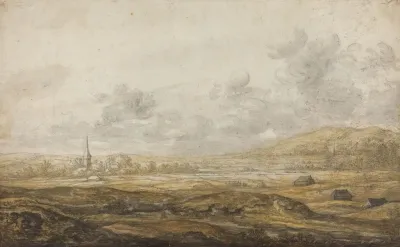 Panoramic Landscape Along The Rhine