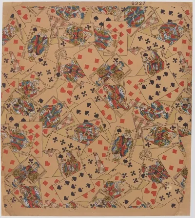 Papier Peint A Decor De Cartes A Jouer