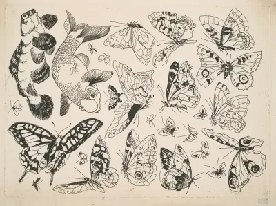Papillons Et Poissons