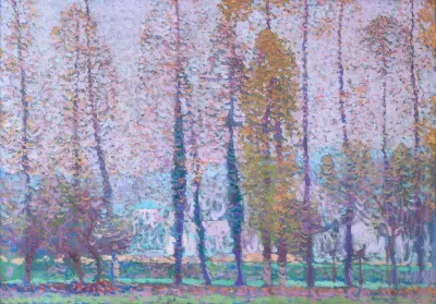 Pappelallee In Giverny