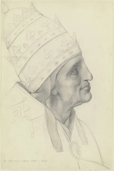 Papst Gregor Der Grose Aus Raffaels Disputa