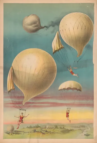 Parachuting From Balloons