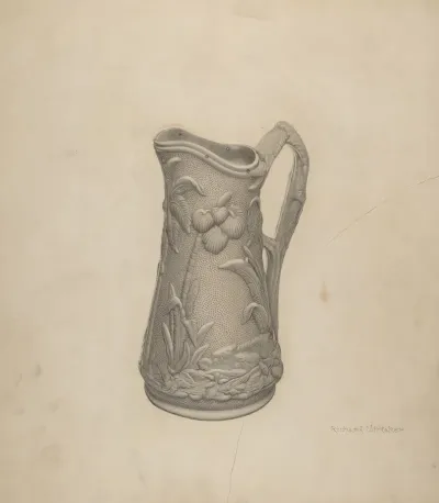 Parian Ware Syrup Pitcher