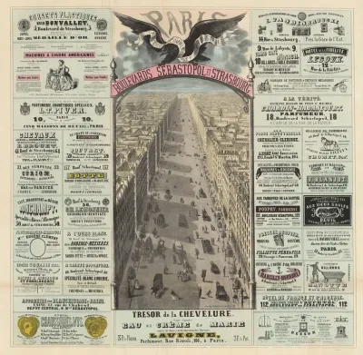 Paris Boulevards Sebastopol Et Strasbourg