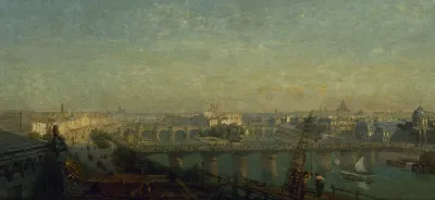 Paris Du Cote Du Levant Vue Prise Des Toits Du Louvre