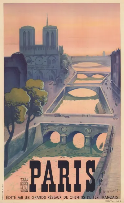 Paris Edite Par Les Grands Reseaux De Chemins De Fer Francais