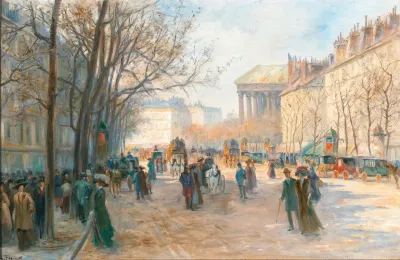 Paris Flaneurs At La Madeleine