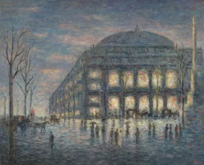 Paris La Place Du Theatre Du Chatelet