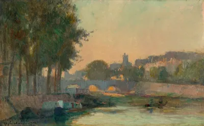 Paris La Seine Et Lile De La Cite