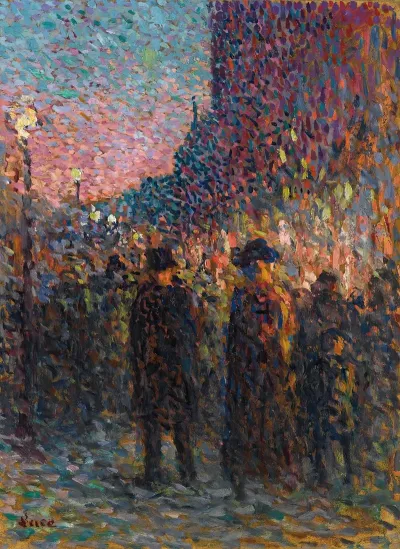 Paris Les Boulevards La Nuit