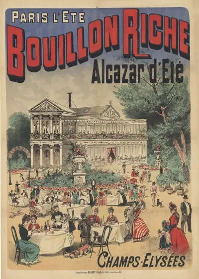 Paris Lete Bouillon Riche Alcazar Dete