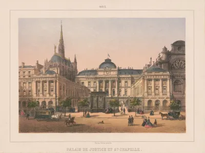 Paris Palais De Justice Et Ste Chapelle