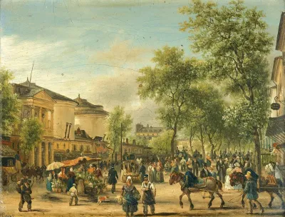 Paris View Of The Boulevard Montmartre