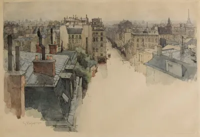 Paris Vu Des Hauteurs De Montmartre 2