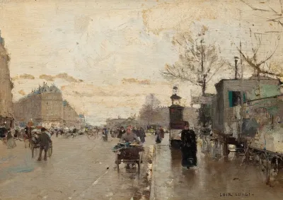 Parisian Street Scene