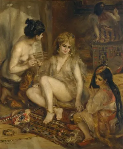 Parisiennes In Algerian Costume Or Harem