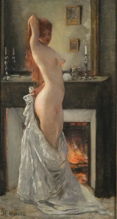 Parisina En Su Toilette