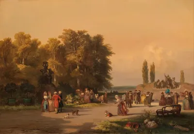 Park In The Vicinity Of Paris