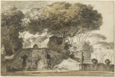 Park Of An Italian Villa