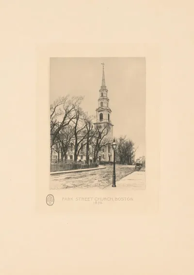 Park Street Church Boston 1870