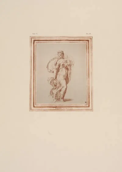 Parmigianino Woman In Flowing Drapery