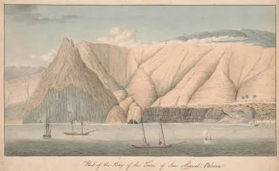 Part Of The Bay Of The Town Of San Miguel La Palma