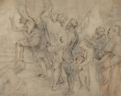 Part Of The Crowd At The Ecce Homo