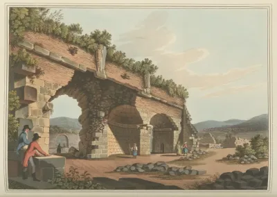 Part Of The Grand Gallery Of The Temple Of Diana