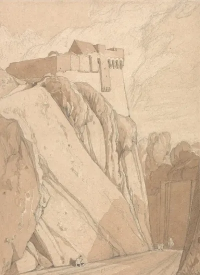 Part Of The Old Fortifications At Saint Lo Normandy