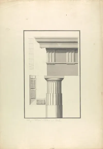 Part Of The Portico Of Philip At Delos