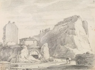 Part Of The West Cliff Hastings 8 October 1820